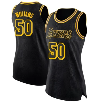 Nate Williams Los Angeles Lakers ＃50 Swingman Women's Black Jersey - City Edition