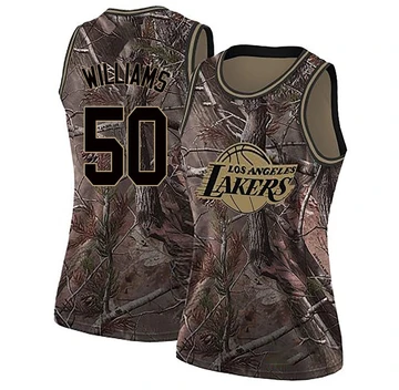Nate Williams Los Angeles Lakers ＃50 Swingman Women's Camo Realtree Collection Jersey