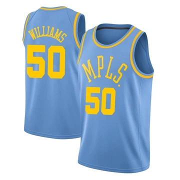 Nate Williams Los Angeles Lakers ＃50 Swingman Youth Blue Hardwood Classics Jersey