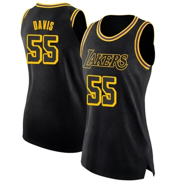 RJ Davis Los Angeles Lakers ＃55 Swingman Women's Black Jersey - City Edition