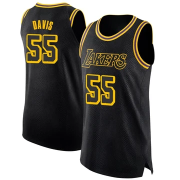 RJ Davis Los Angeles Lakers ＃55 Swingman Youth Black Jersey - City Edition