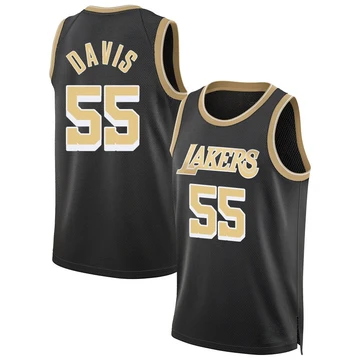 RJ Davis Los Angeles Lakers ＃55 Swingman Youth Black Select Series Jersey